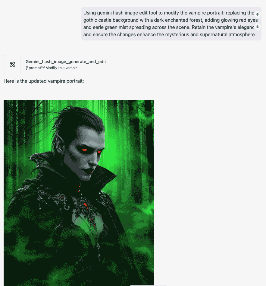 Chat-based image editing